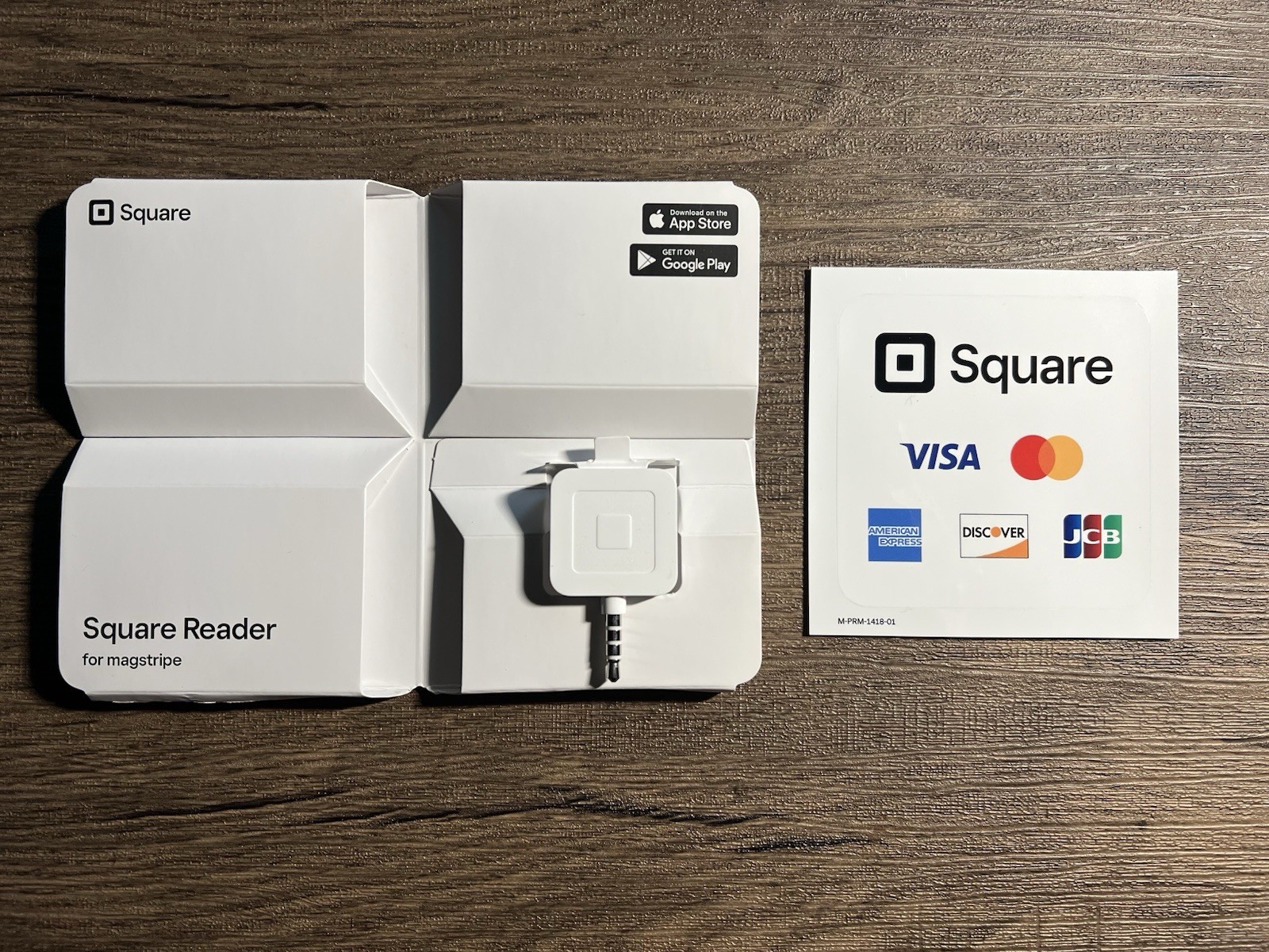 Square Reader For Magstripe Credit Card Reader For 3.5mm Headphone Jack Mobile