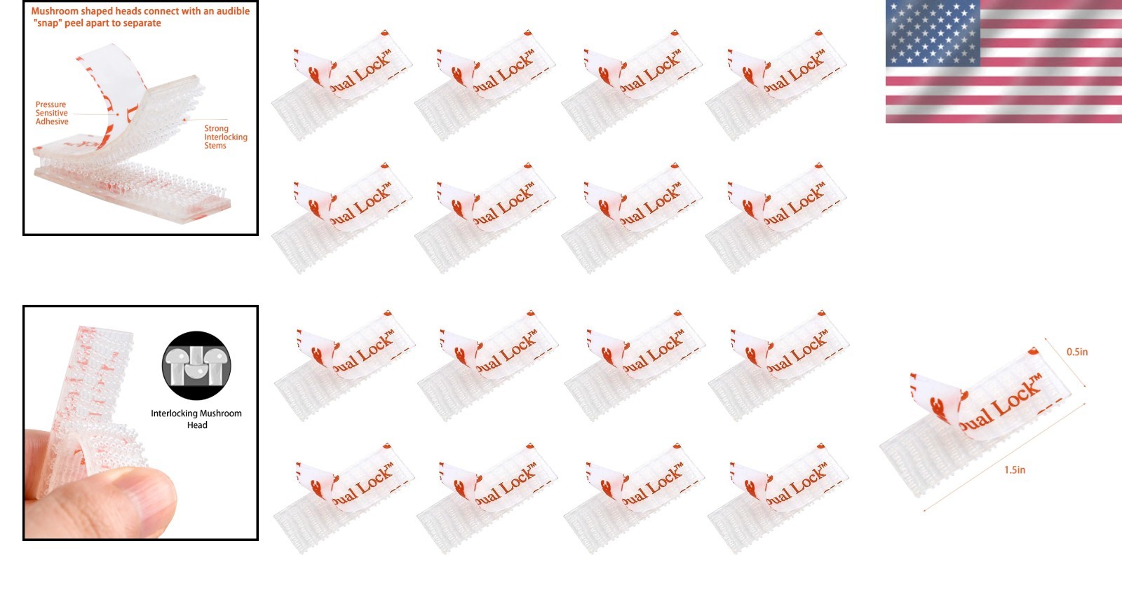 Indoor/Outdoor Waterproof 16 Pcs Toll Tag Mounting Kit – Reliable & Strong