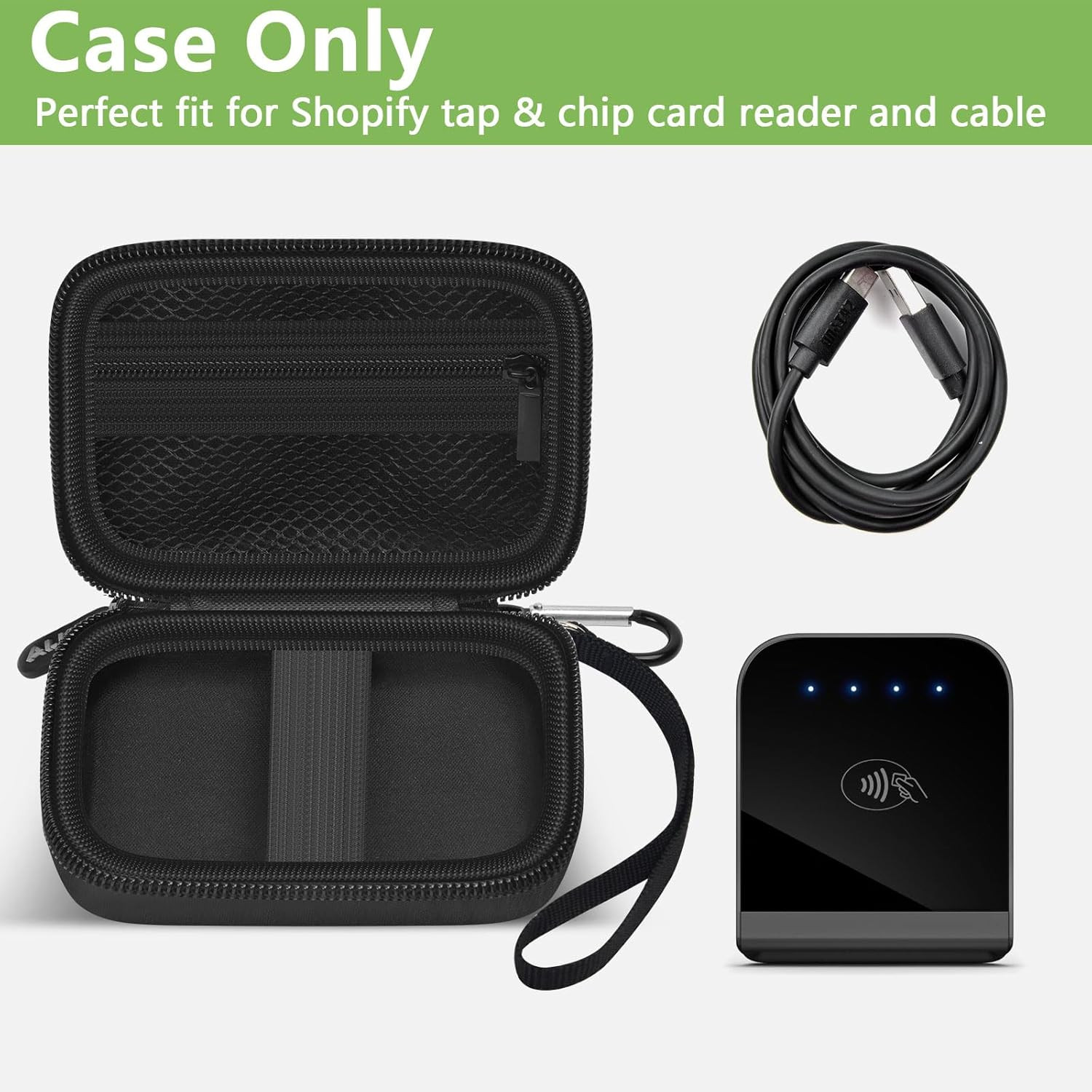 Tap-To-Pay Card Reader Case for Shopify Tap & Chip Reader | Hard Case, Secure St