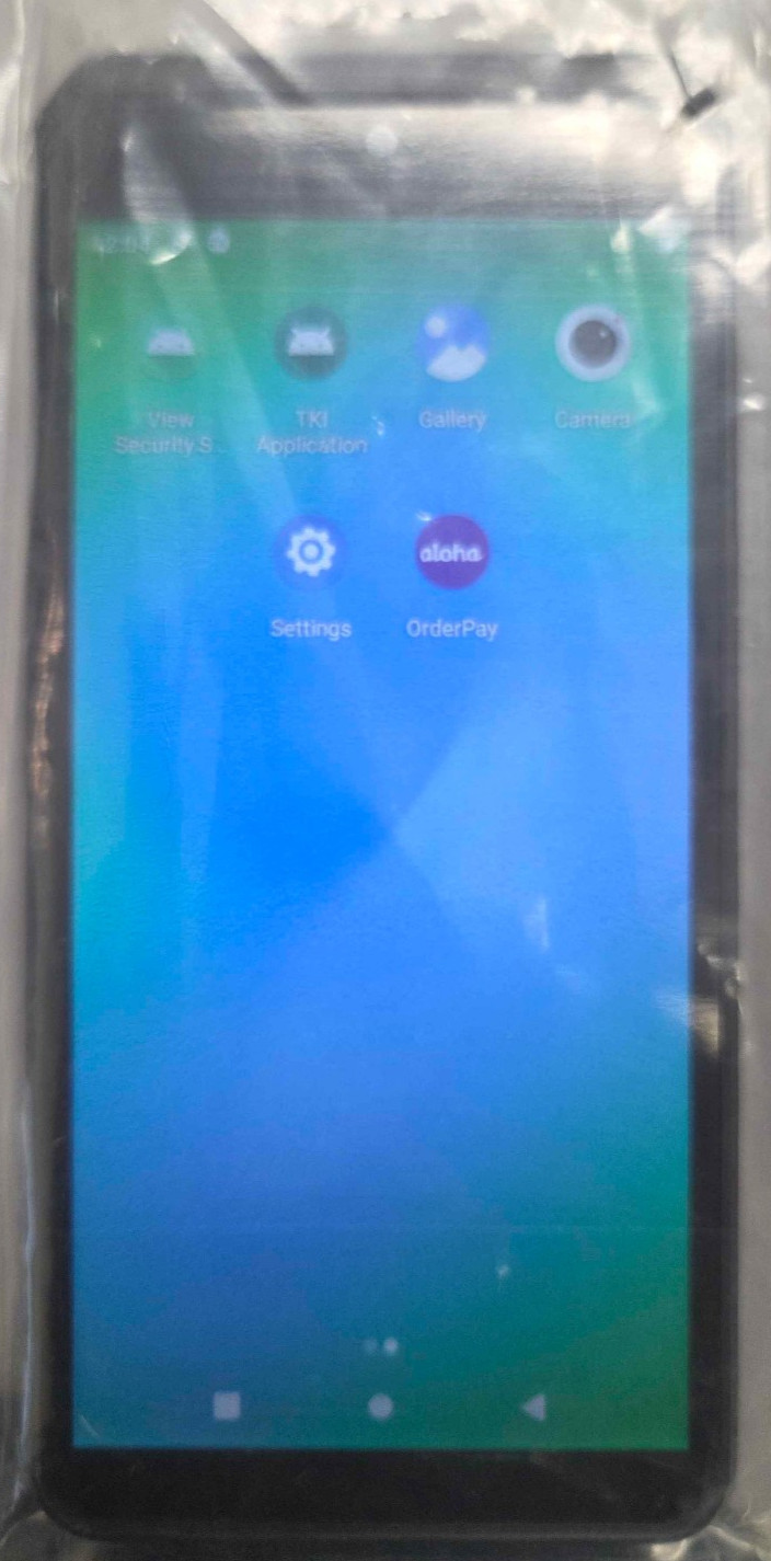 Sealed Ingenico AXIUM EX8000 Mobile POS + Case, Aloha NCR ONLY