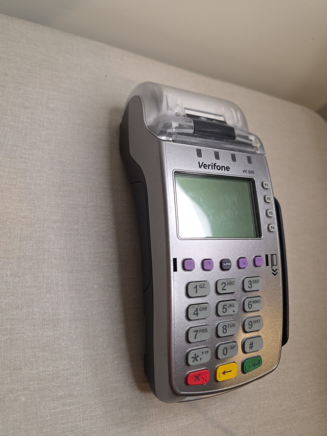 VeriFone VX 520 VX520 EMV Credit Card Machine – Untested – NO Power Cord