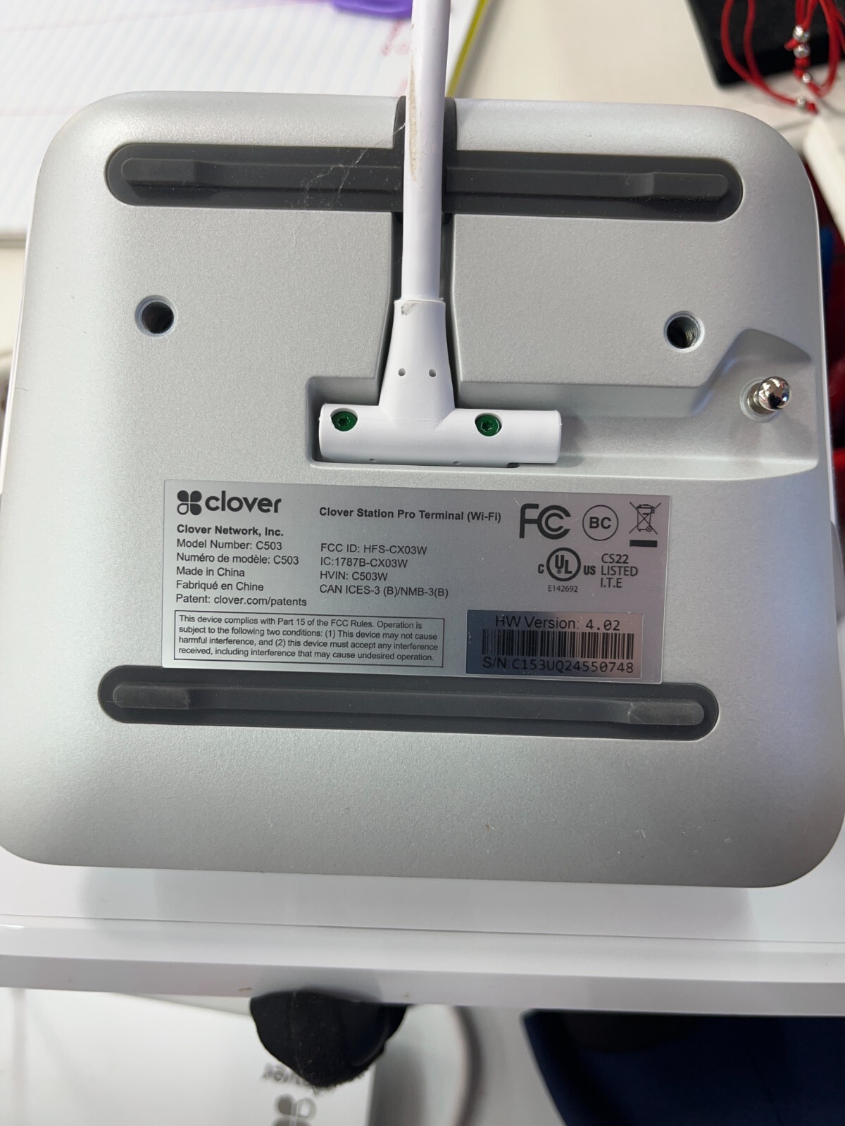 Clover Station DUO KIT (Printer P500 + DISPLAY S503 + Terminal C503 + Adapter)