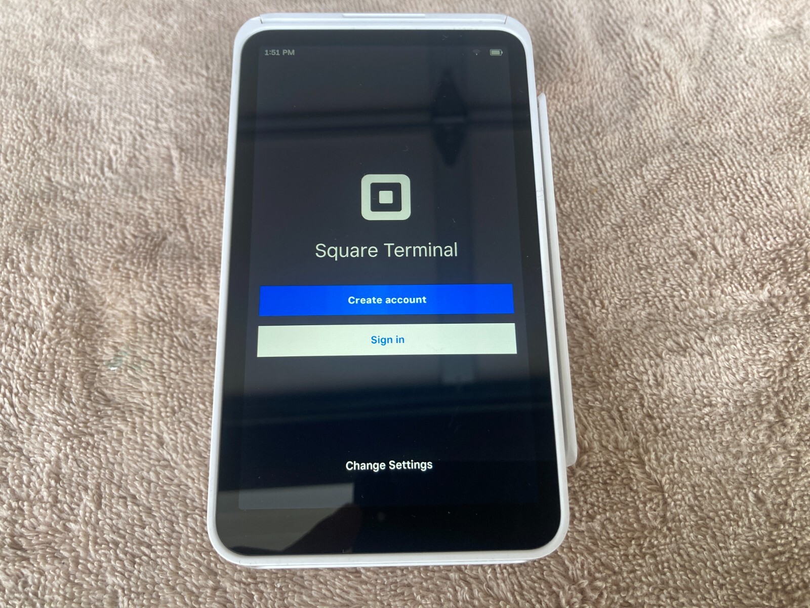 Square Terminal Card Payment White SPD1-01 For Canada. Only.