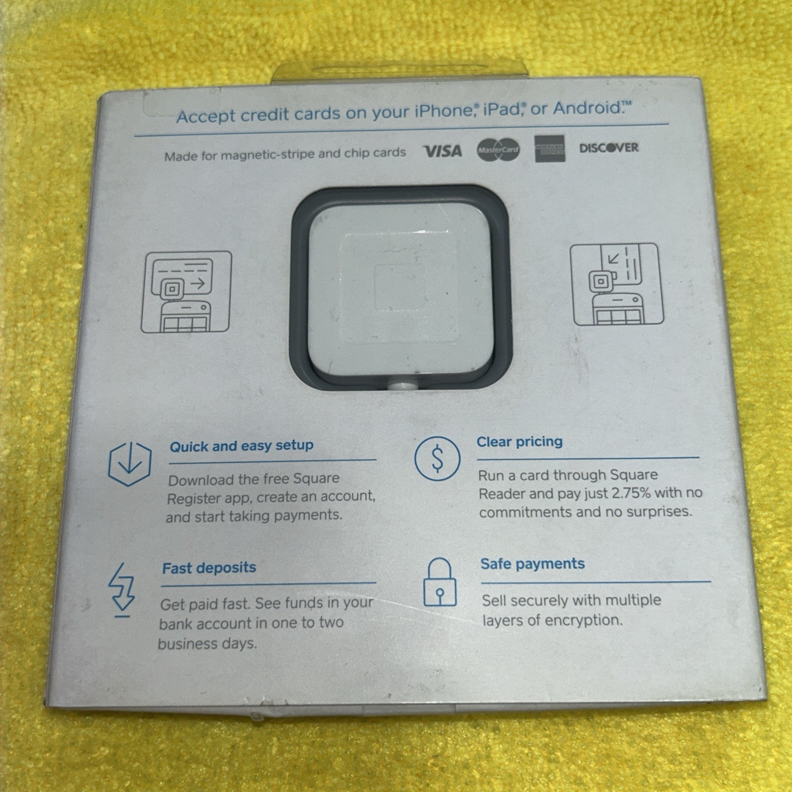 Square Reader for Magstripe 3.5 Jack !! Model SKU-0033