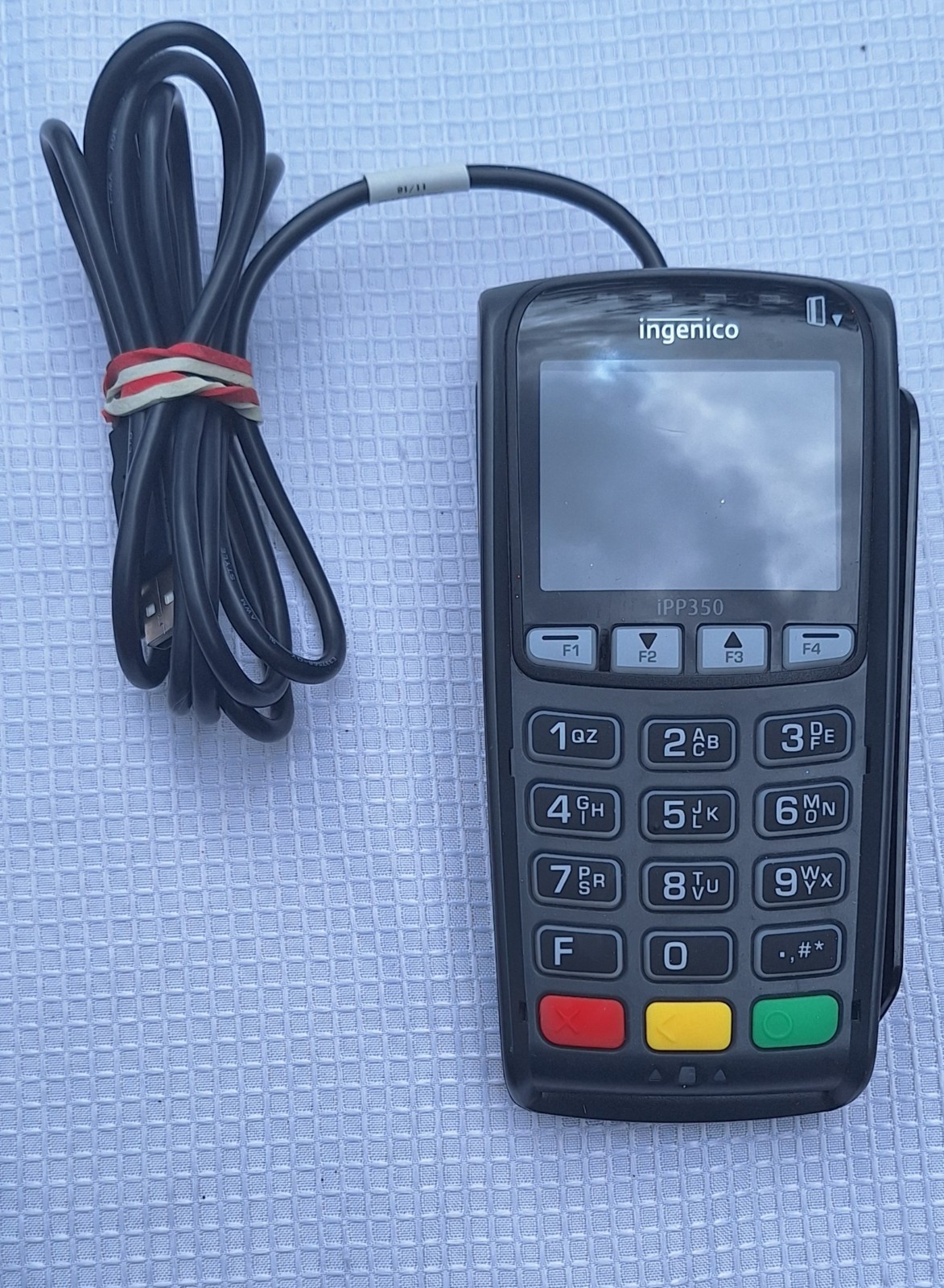 Ingenico IPP350 Credit Card Terminal Black /w Installation & Quick Start Guide