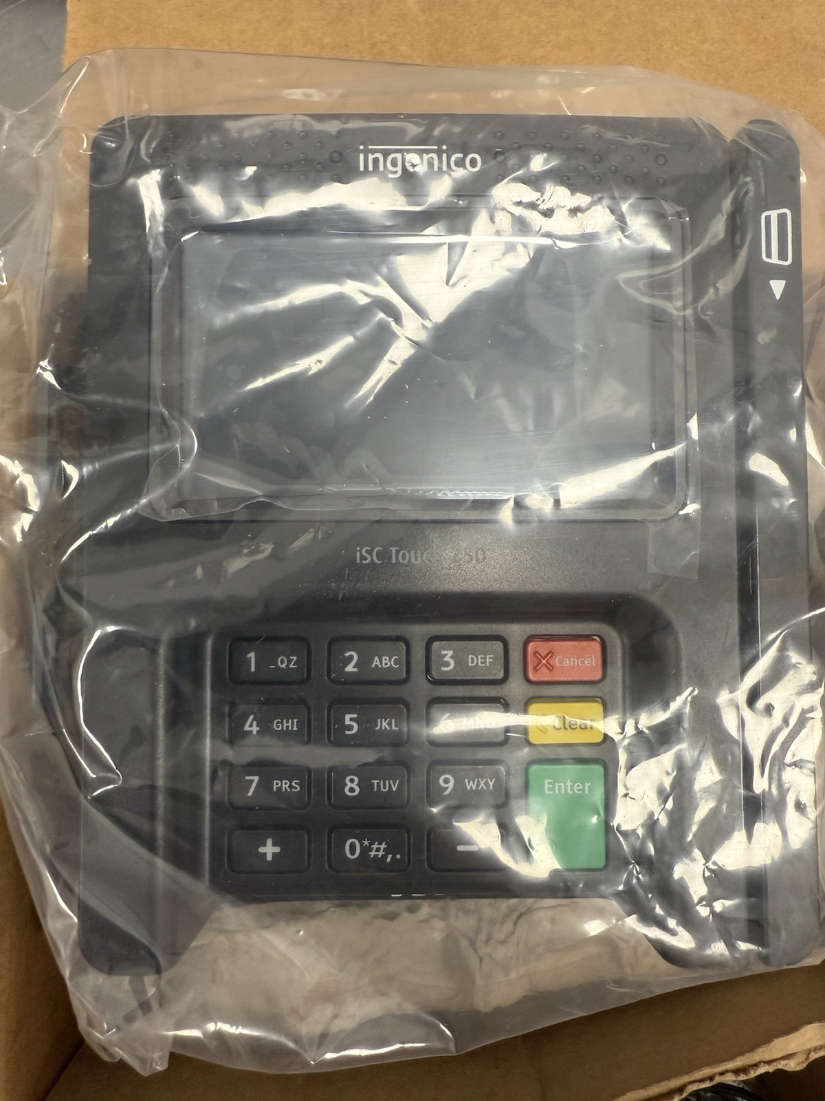 Ingenico ISC250 POS Credit Card Terminals ISC250-31T2591B w/ CamBox/Adapters NEW