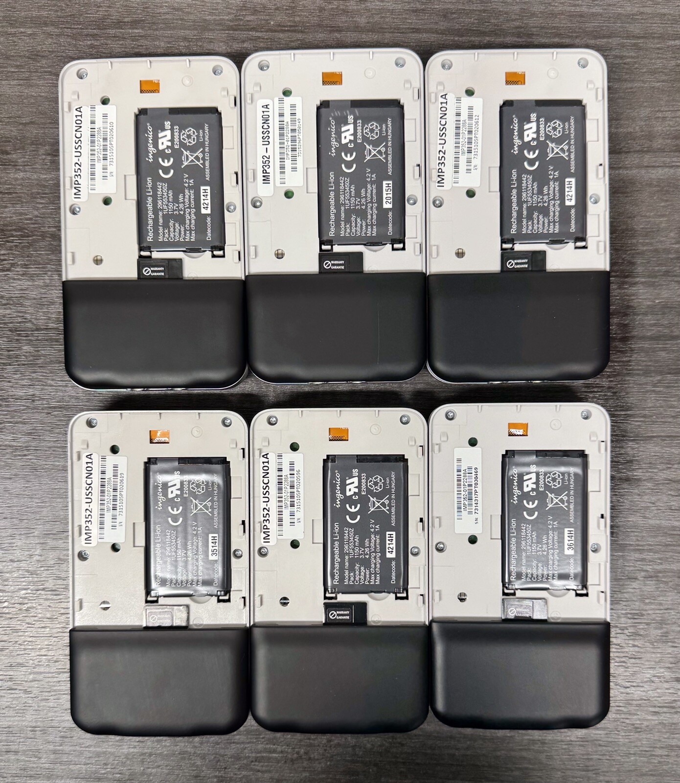 Ingenico iSMP Payment Terminal IMP352 *LOT OF 6* #TL-787