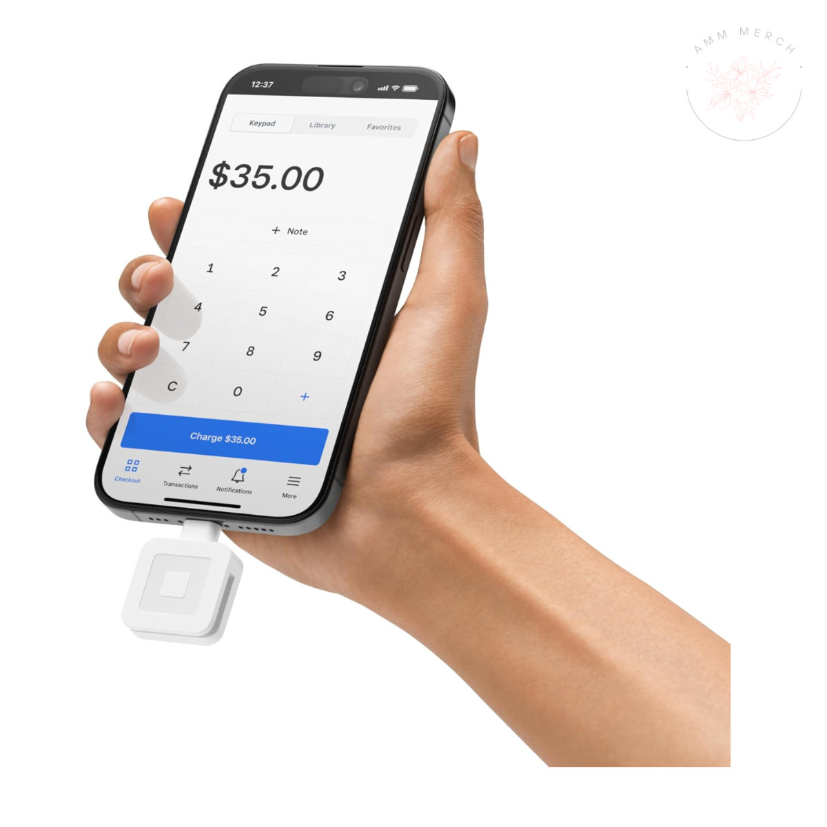 Square Reader for Magstripe USB-C Mobile Credit Card Readers NEW Open Box