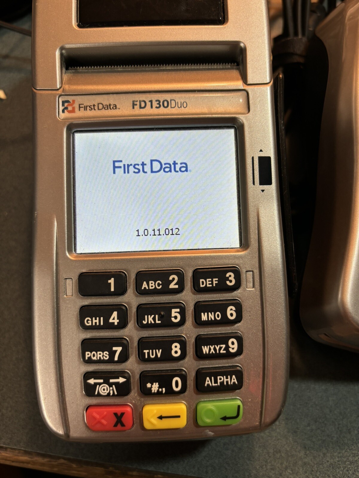 First Data FD-130 DUO Credit Card Machine with FD-35 EMV NFC PIN pad