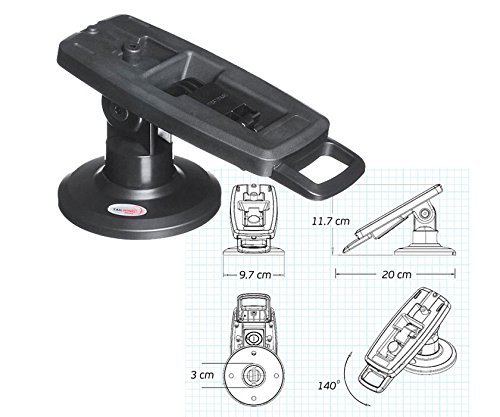 PAX S300 3″ Compact Pole Mount Terminal Stand