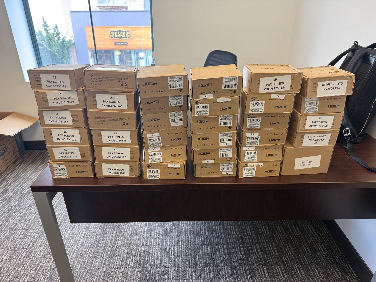 PAX IM30 Wired Credit Card Terminal LOT OF 35