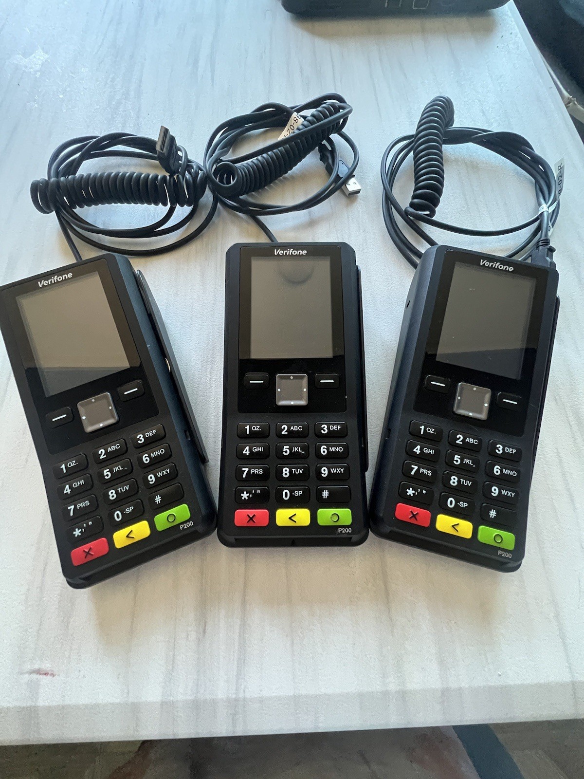 Verifone P200 Point of Sale Pin Pad Credit Card Tested
