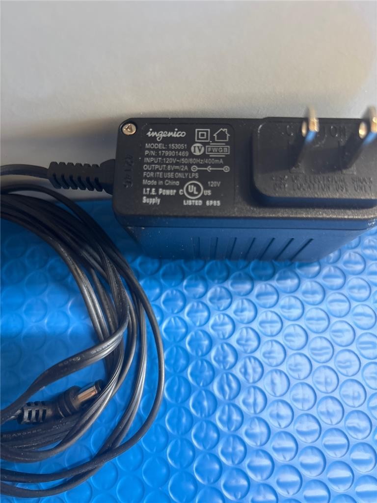 INGENICO IPP320 IPP350 Credit Card Terminal OEM USB Data Power Cable with PS