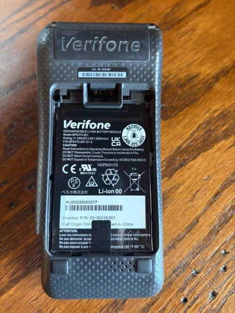 Verifone V400M Payment Machines/ Debit/Credit Card Terminal with Chargers