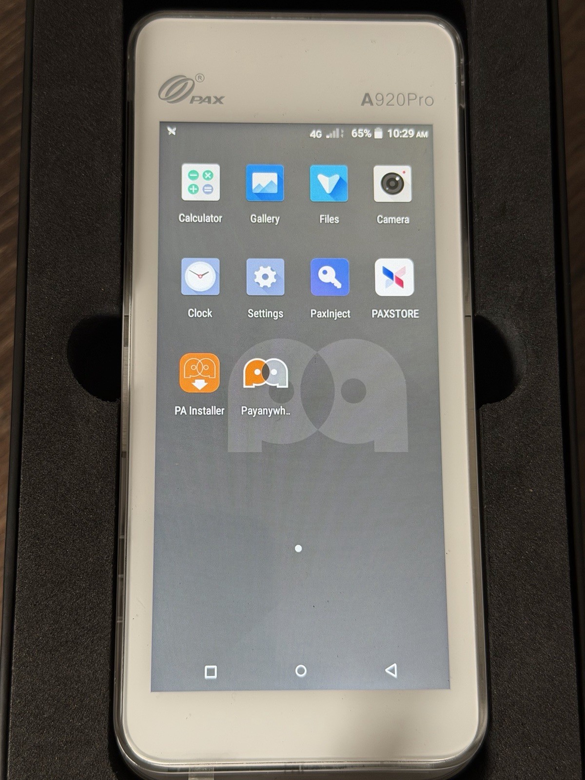 PAX A920-Pro PayAnywhere Smart Mobile Payment Terminal *AS IS POWERS ON*