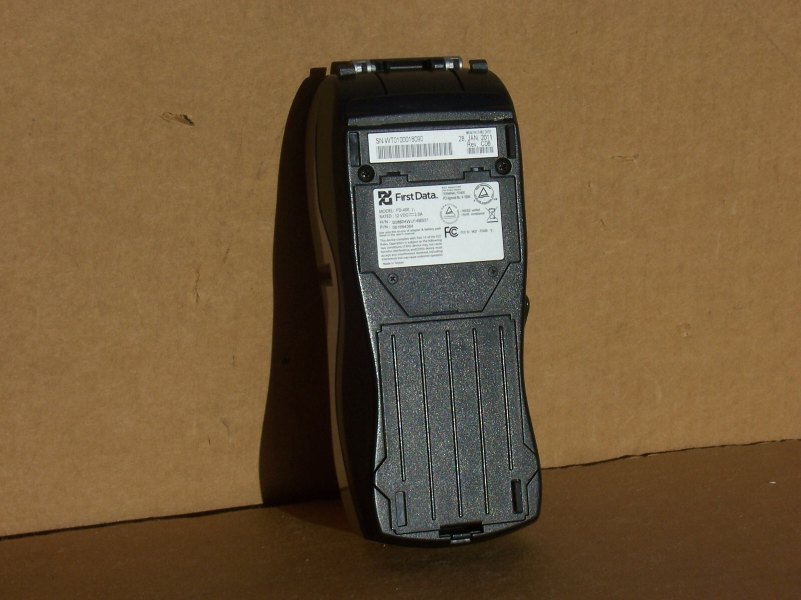 First Data FD400 Ti Credit Card Machine With Touch Screen SOLD AS IS