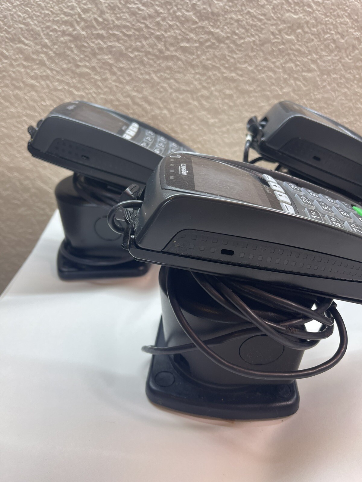 Lot Of 5 Ingenico IPP 350 USB Credit Card Terminal + (5) Stand Sen351009