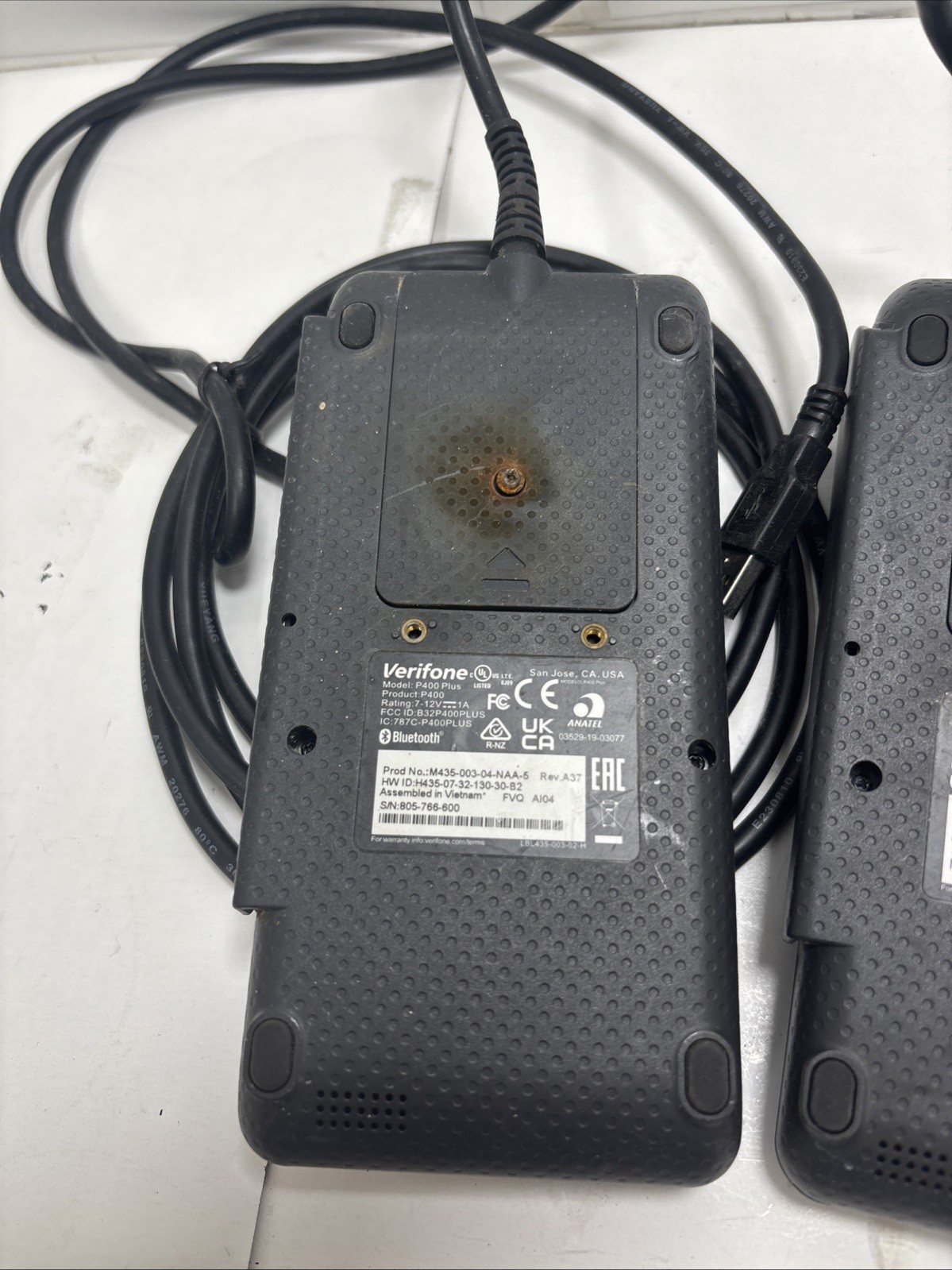 Verifone P400 Plus Stripe Lightspeed Credit Card Terminal .. parts only
