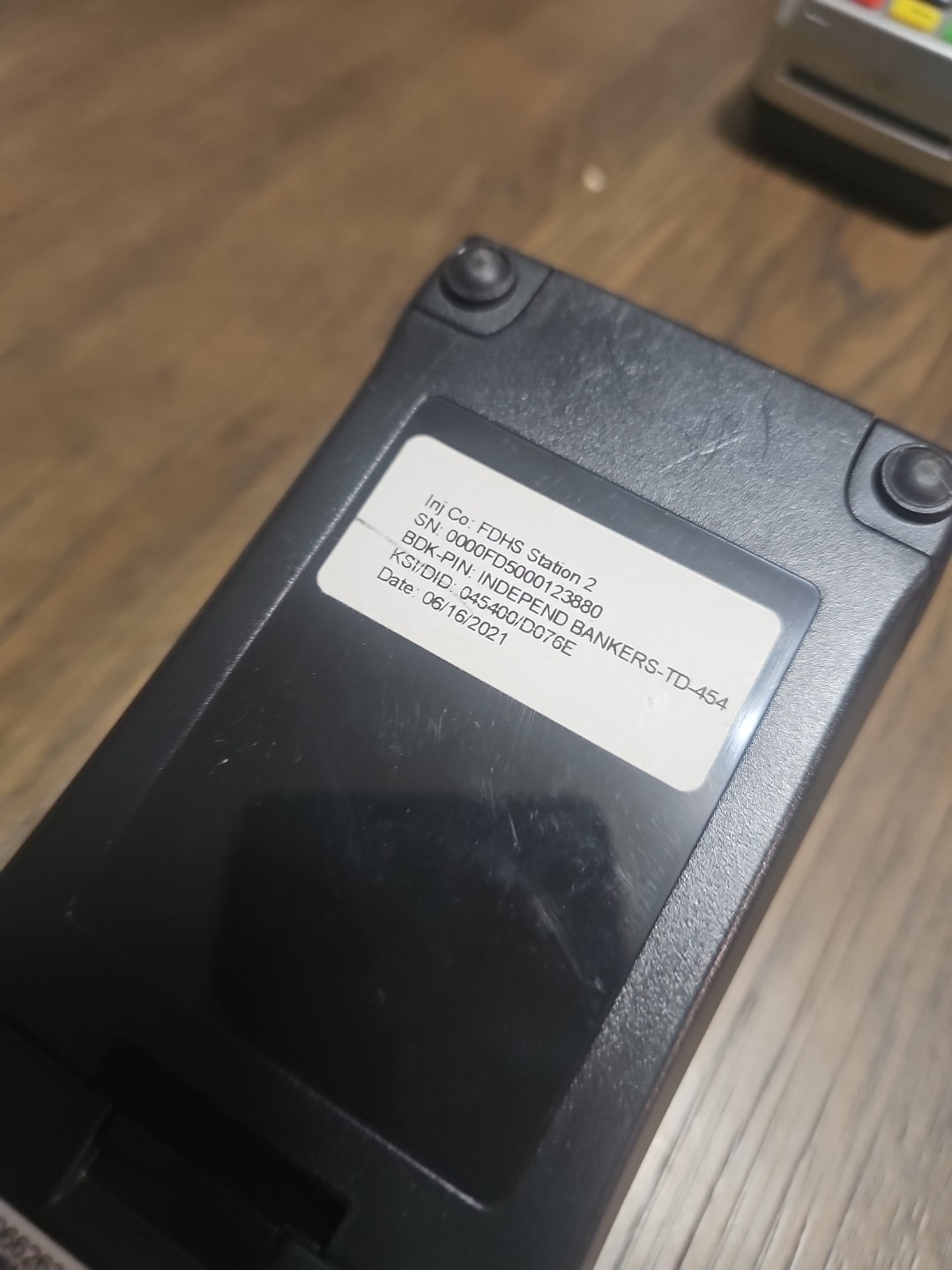 First Data FD130DUO Credit Card Machine