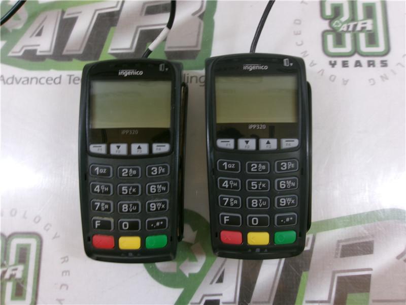 Lot of 2 Ingenico iPP320 Pin Pad Payment Terminal Credit Card Reader