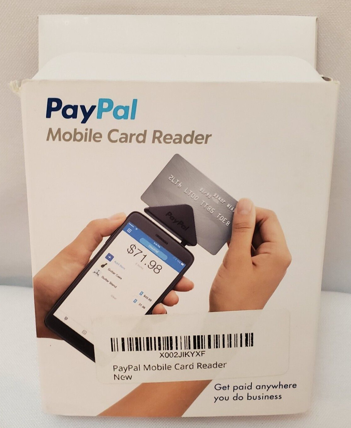PayPal triangle Mobile Card Reader Compatible W/IPhone, Android, Windows Devices