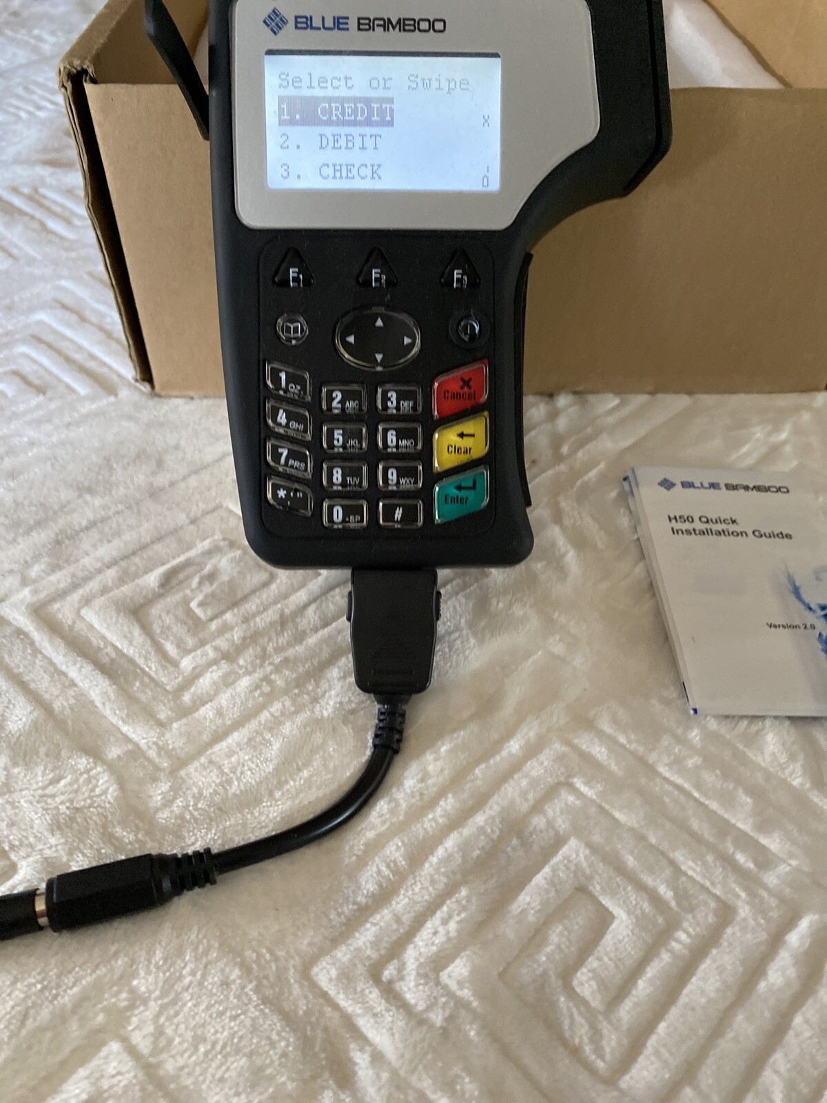 Used BLUE BAMBOO H50 WIRELESS TERMINAL