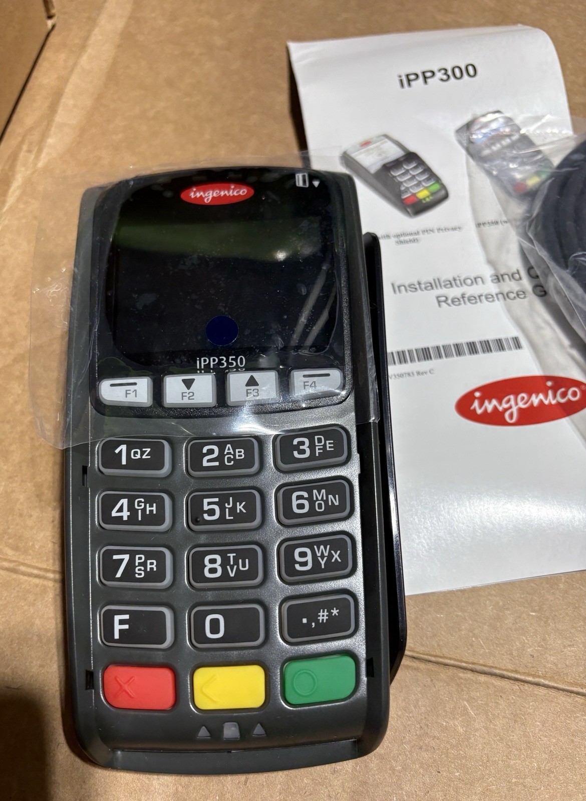 Ingenico IPP350 Credit/Debit Card Reader With Power Cord New