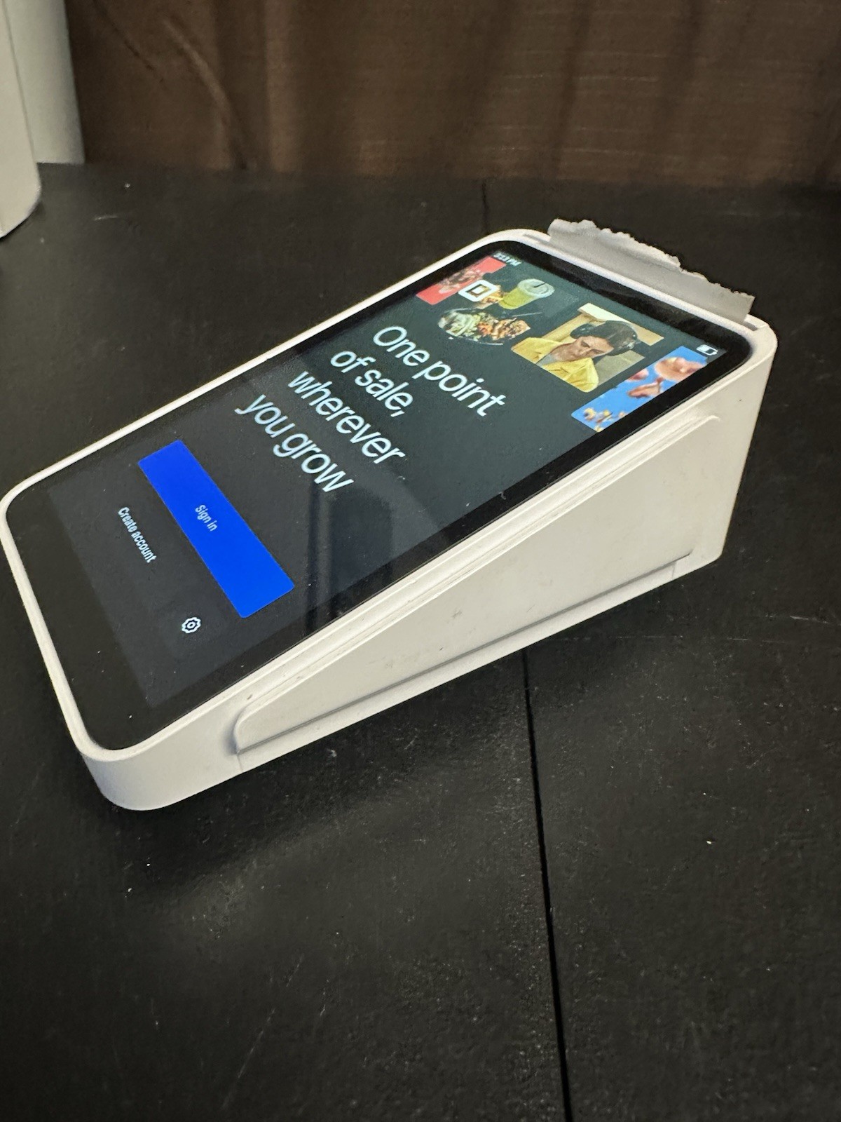 Square Terminal, an all-in-one credit card machine and point-of-sale system Used