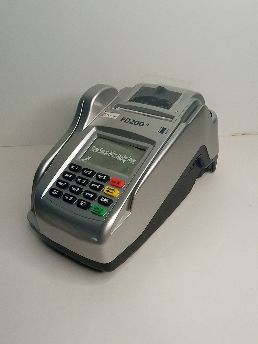 First Data FD200ti Touch Screen Credit Card Terminal