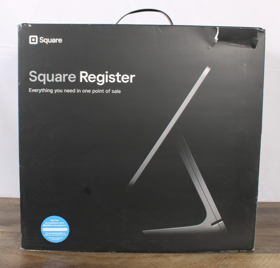 Square Register POS System SPS1-01 w/ Customer Display NEW Sealed Box – Box Wear