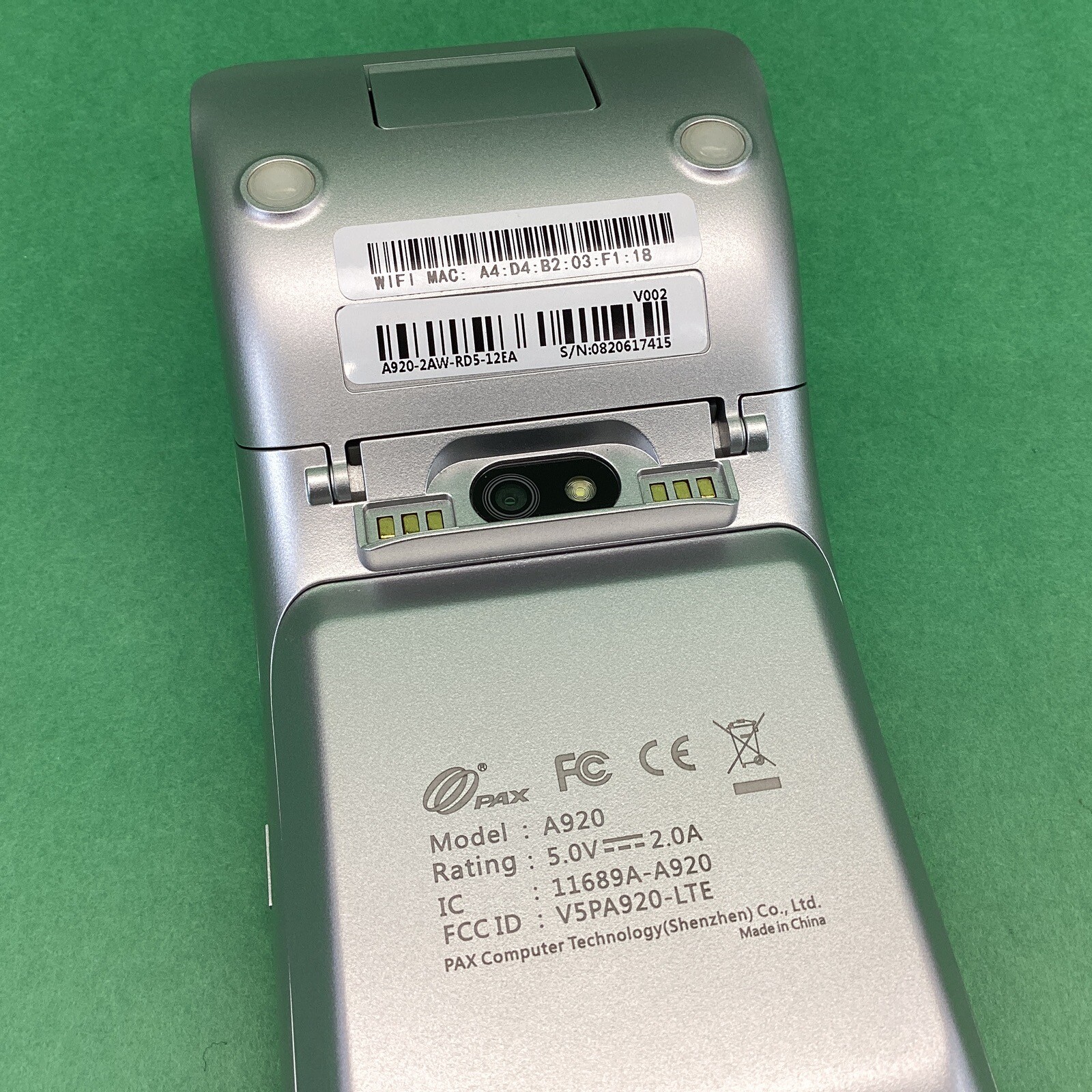 Card Reader PAX A920 Pro Smart Mobile Tablet Terminal Powers On – UNTESTED