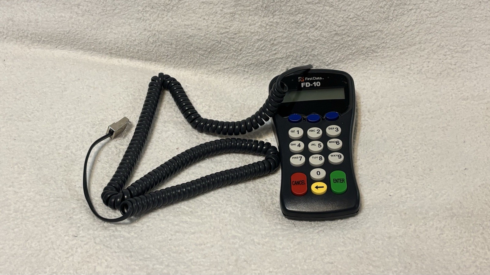 First Data FD-10C USB Pinpad Integrated Card Reader Swipe Device