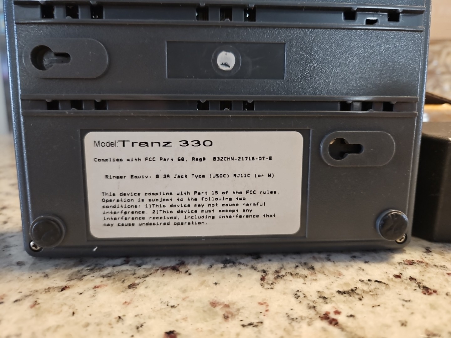 VeriFone Tranz 330 Credit Card Terminal /w Power Cable – Tested