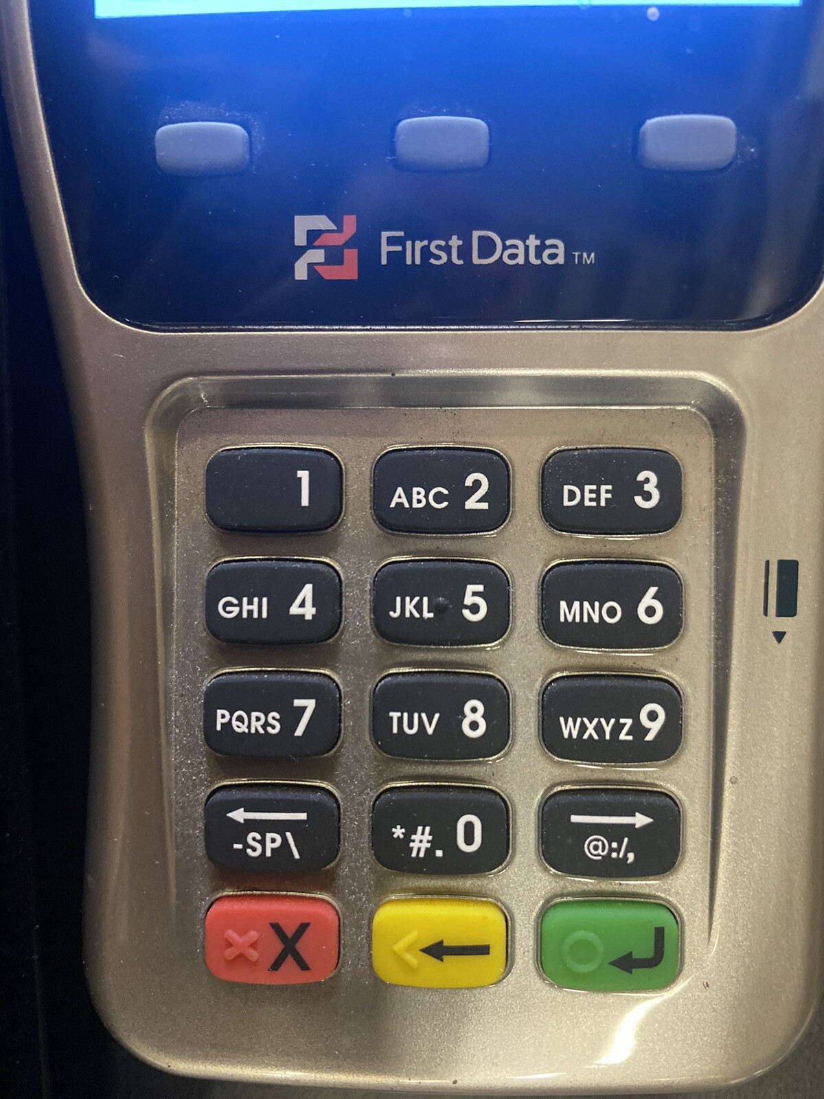 First Data FD-35 Pin Pad Credit Card Reader USB powered WORKING FREE SHIPPING