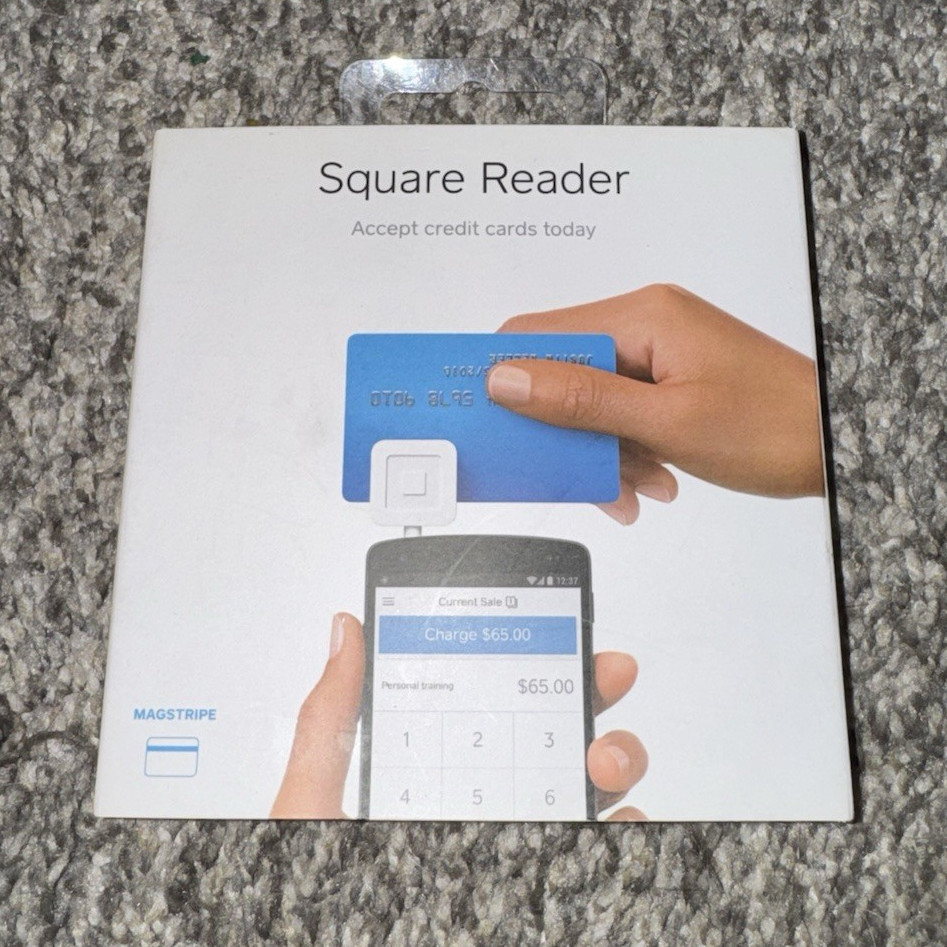 Square Reader Magstripe Credit Card Reader for iPhone iPad Android