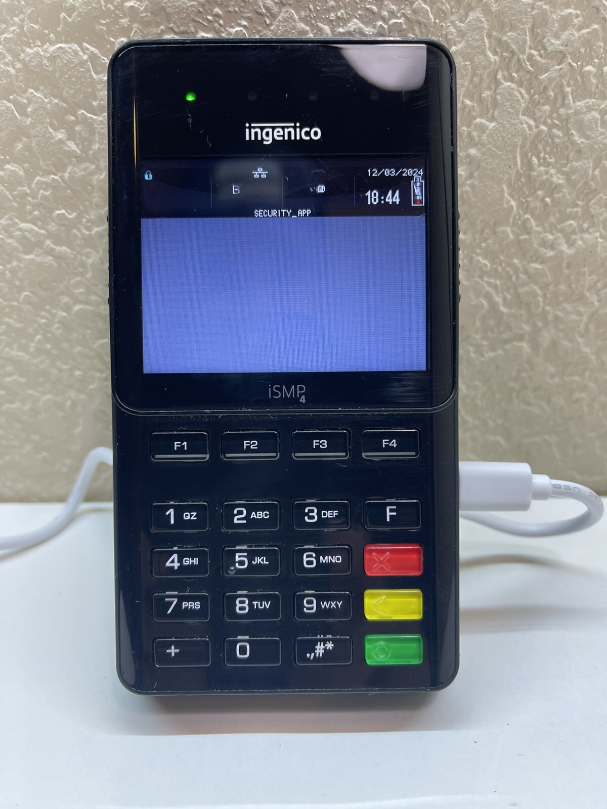 Ingenico ISMP4 Card Reader w/ Barcode Scanner IMP627-11P3554C