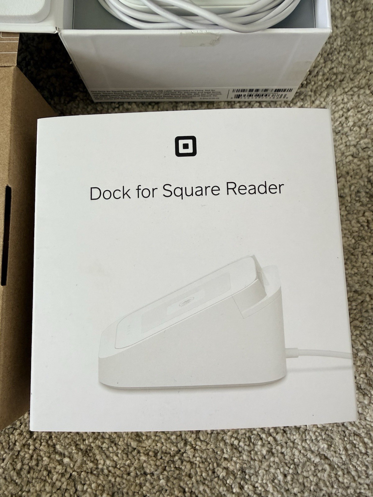 Square A-SKU-0120 Dock for Contactless Credit Card Reader In Box Barely Used