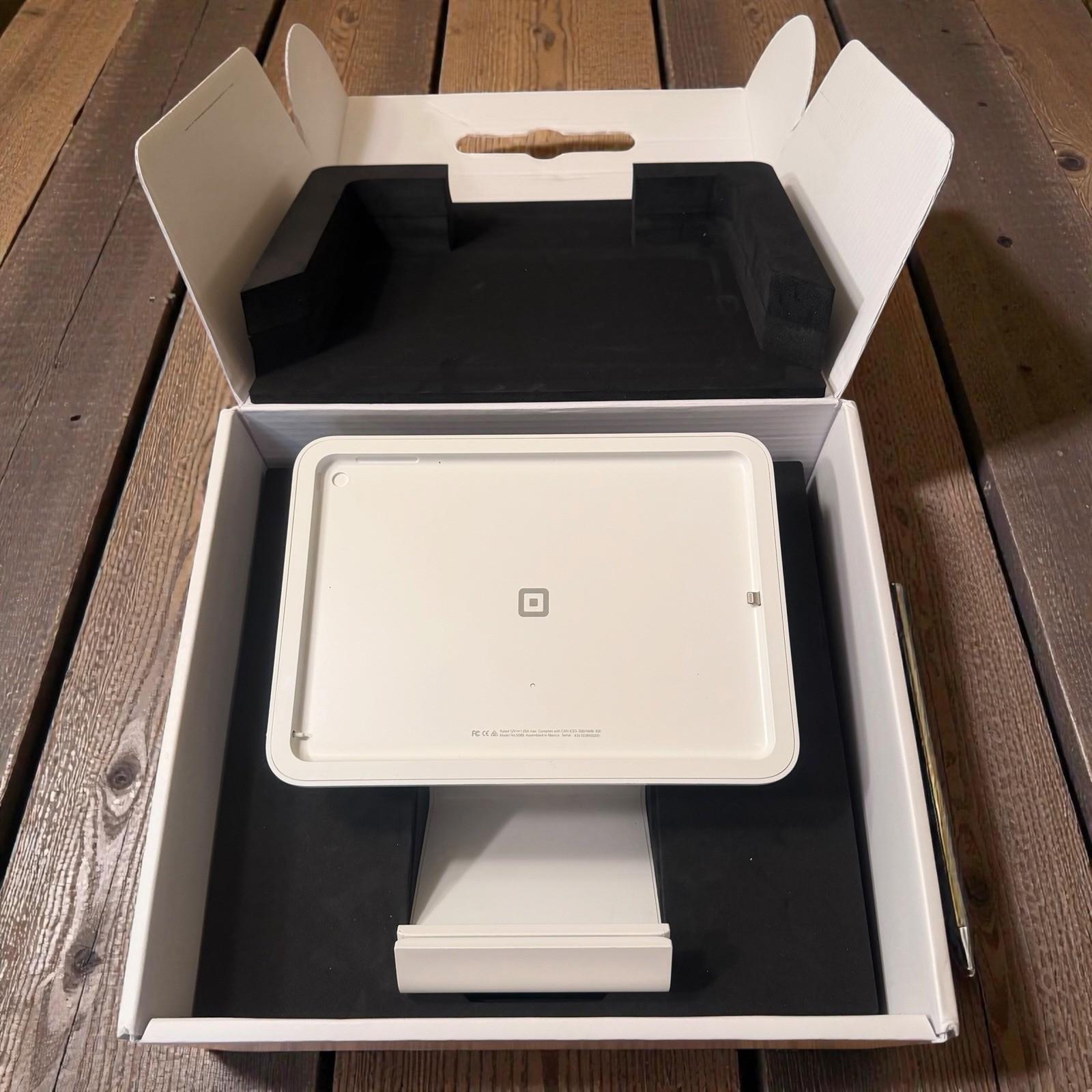 Square Credit Card Terminal Point of Sale POS with Stand and Accessories