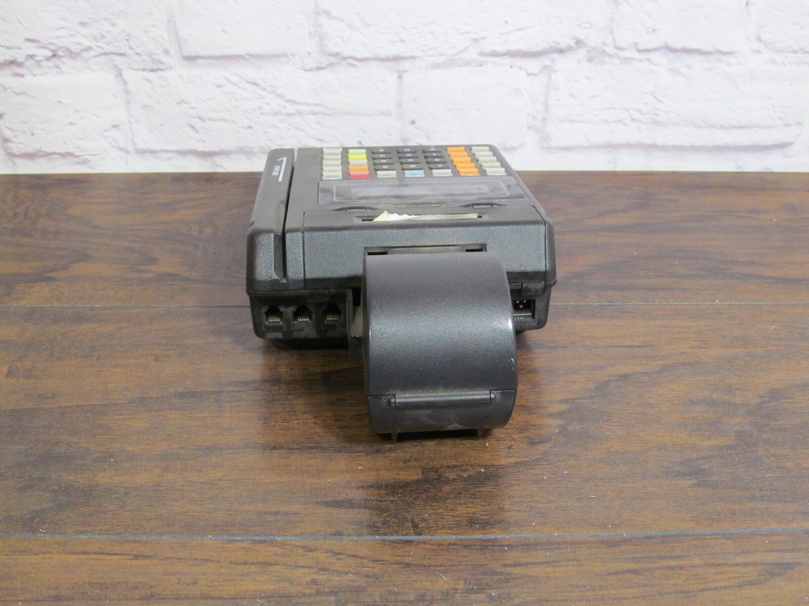 Hypercom T7P POS Credit Card Terminal Reader Printer Dial-Up For Parts Untested