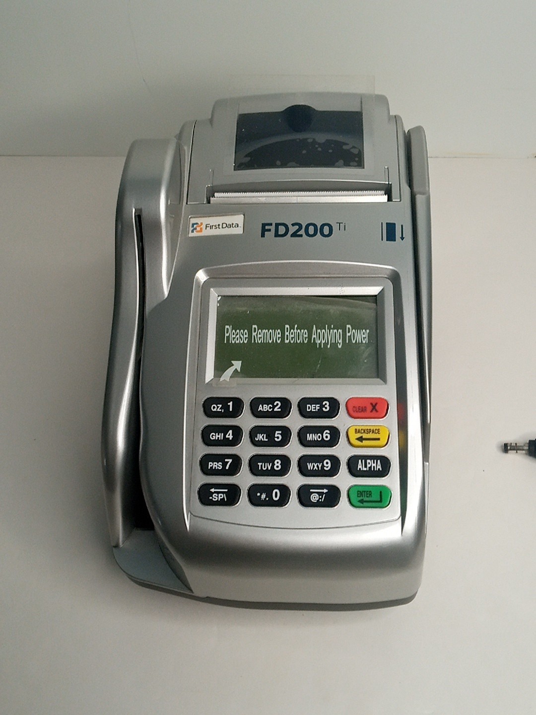 First Data FD200ti Touch Screen Credit Card Terminal