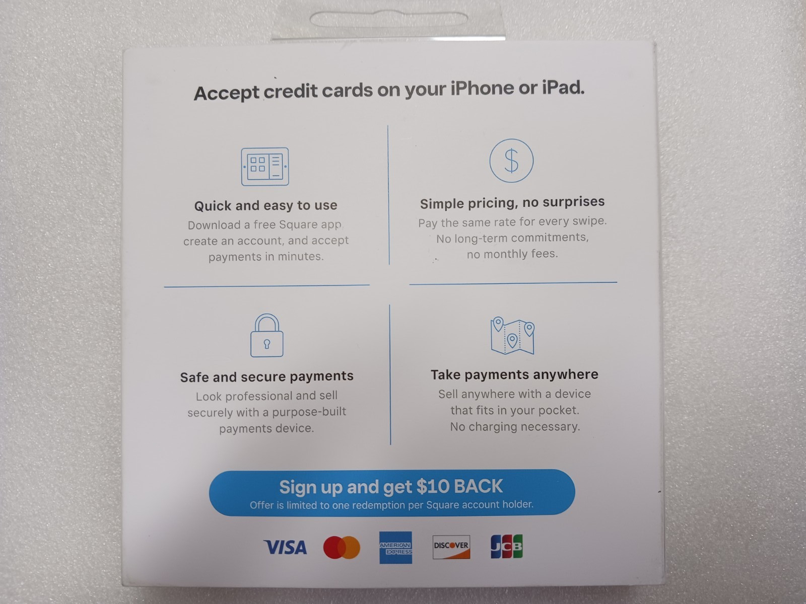 Square Reader For magstripe (USB-C) Mobile Credit Card Readers