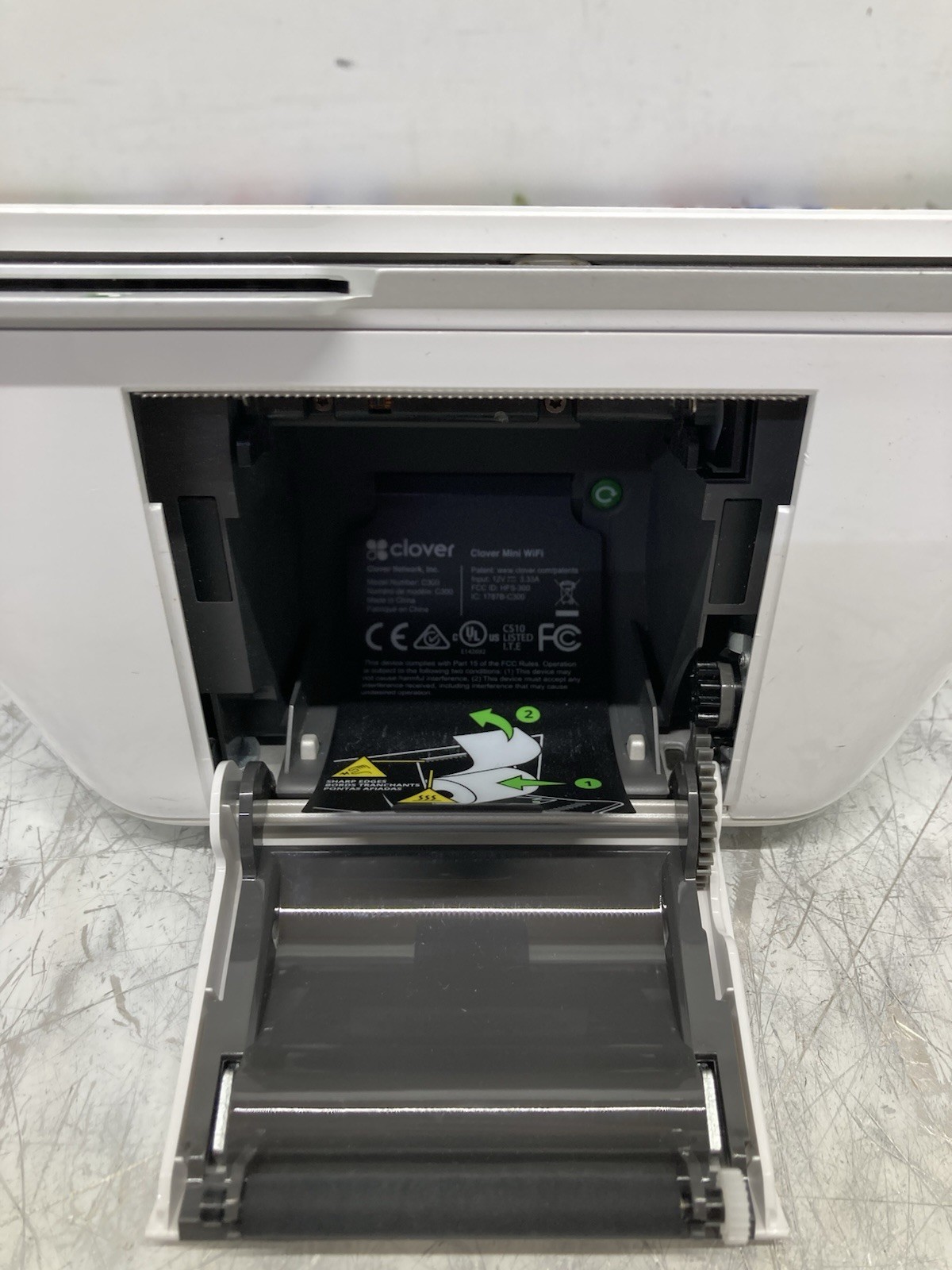 Clover Mini Wi-Fi C300 Point of Sale System – POS Credit Card Reader *FOR PARTS*