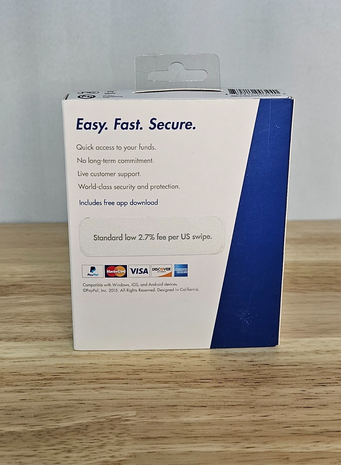 PayPal Mobile Card Reader BRAND NEW Compatible W/IPhone,Android, Windows Devices