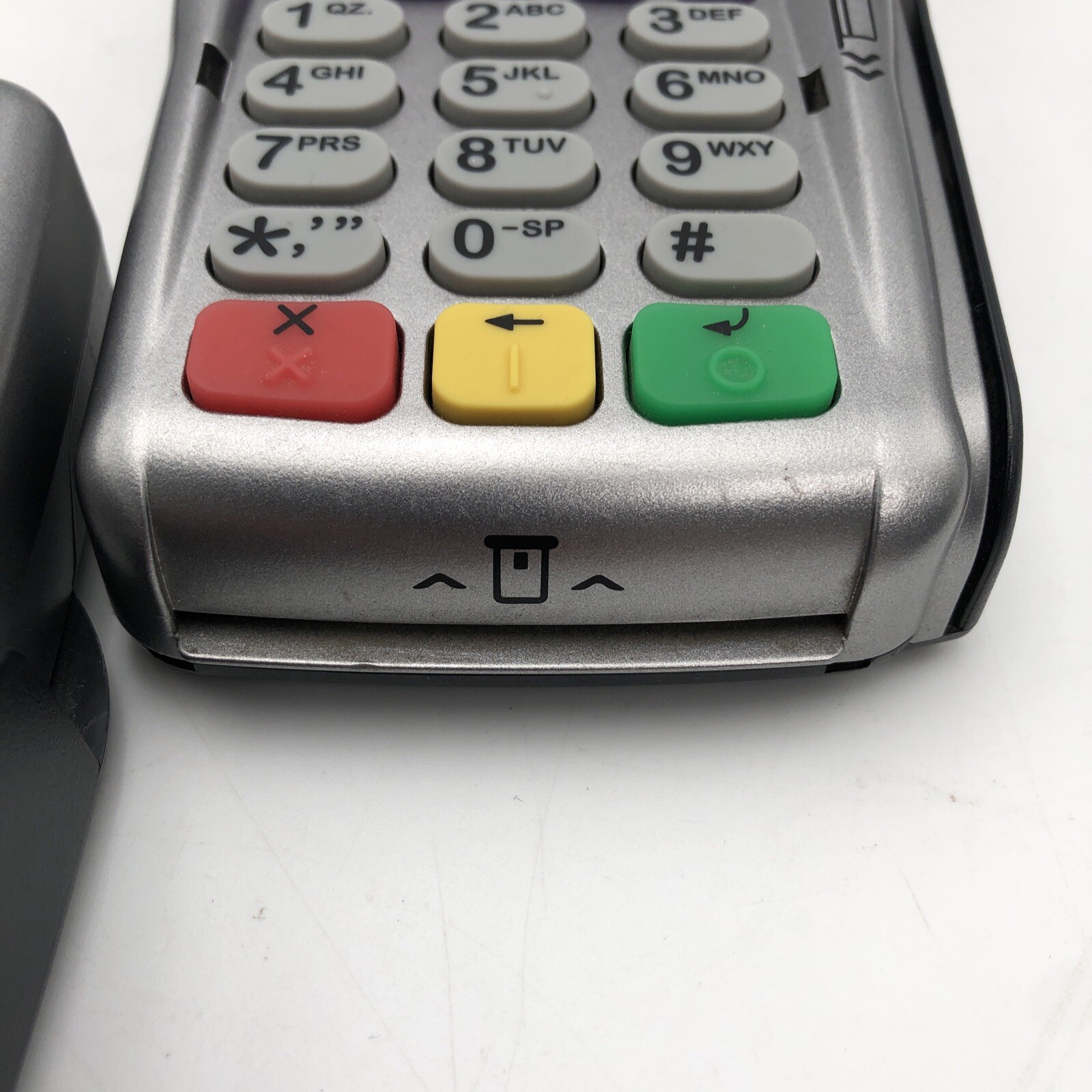 LOT OF 2 Verifone VX805 CTLS Credit Card Terminal Machines w/8 Pin Cord READ C