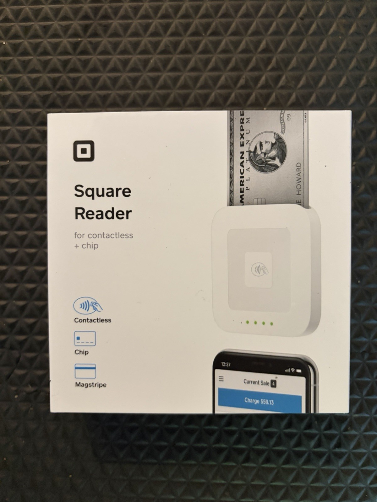Square Reader for Contactless + Chip Bluetooth Credit Card — iOS, Android