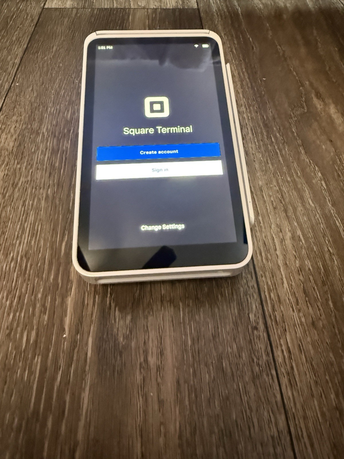 Credit Card Machine Square Terminal Mobile POS, White, SPD1-01 with Charging Hub