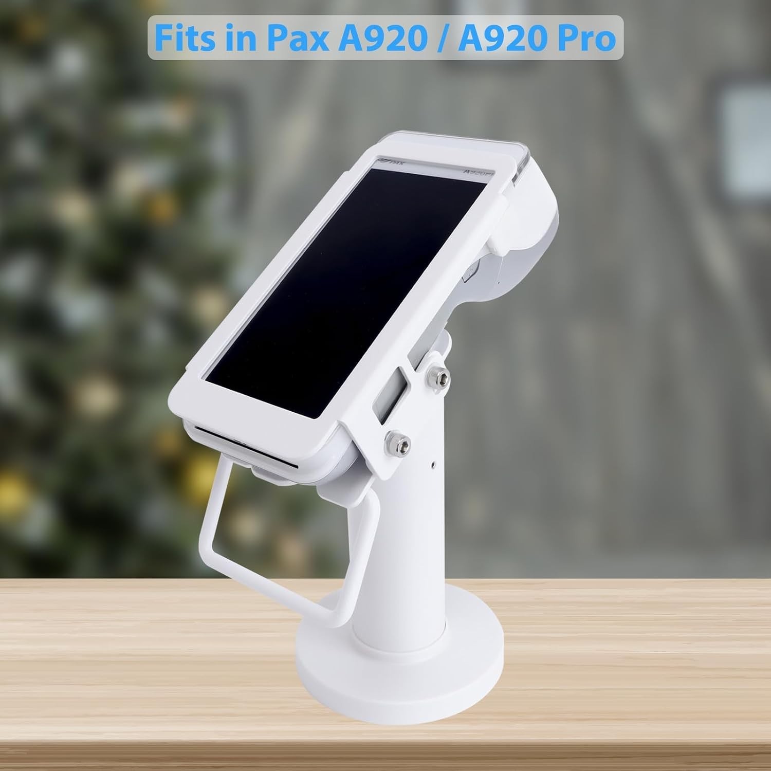 POS Terminal Stand for PAX A920 A920 Pro Credit Card Reader Holder Tilt Swivel