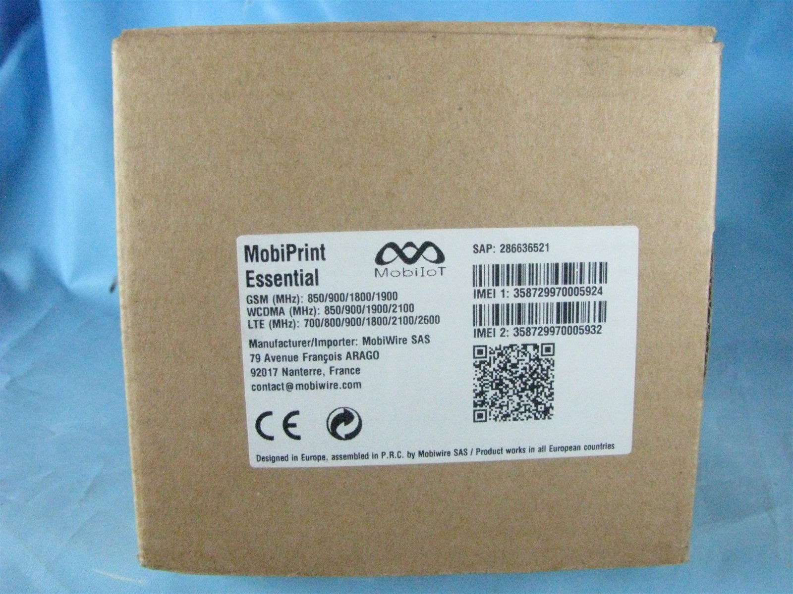 Mobiprint Essential MobiIot POS Card Reader Receipt Printer FREE SHIPPING – USED