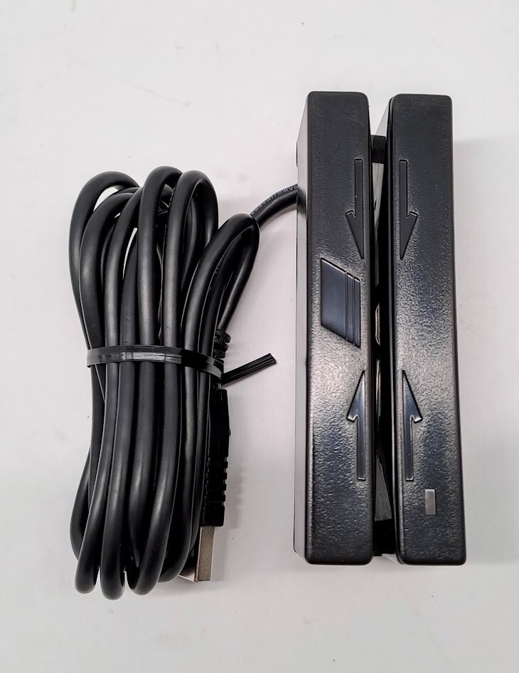 MAGTEK X04W1E8 SureSwipe Dual Head Triple Track Magnetic Stripe Card Reader USB