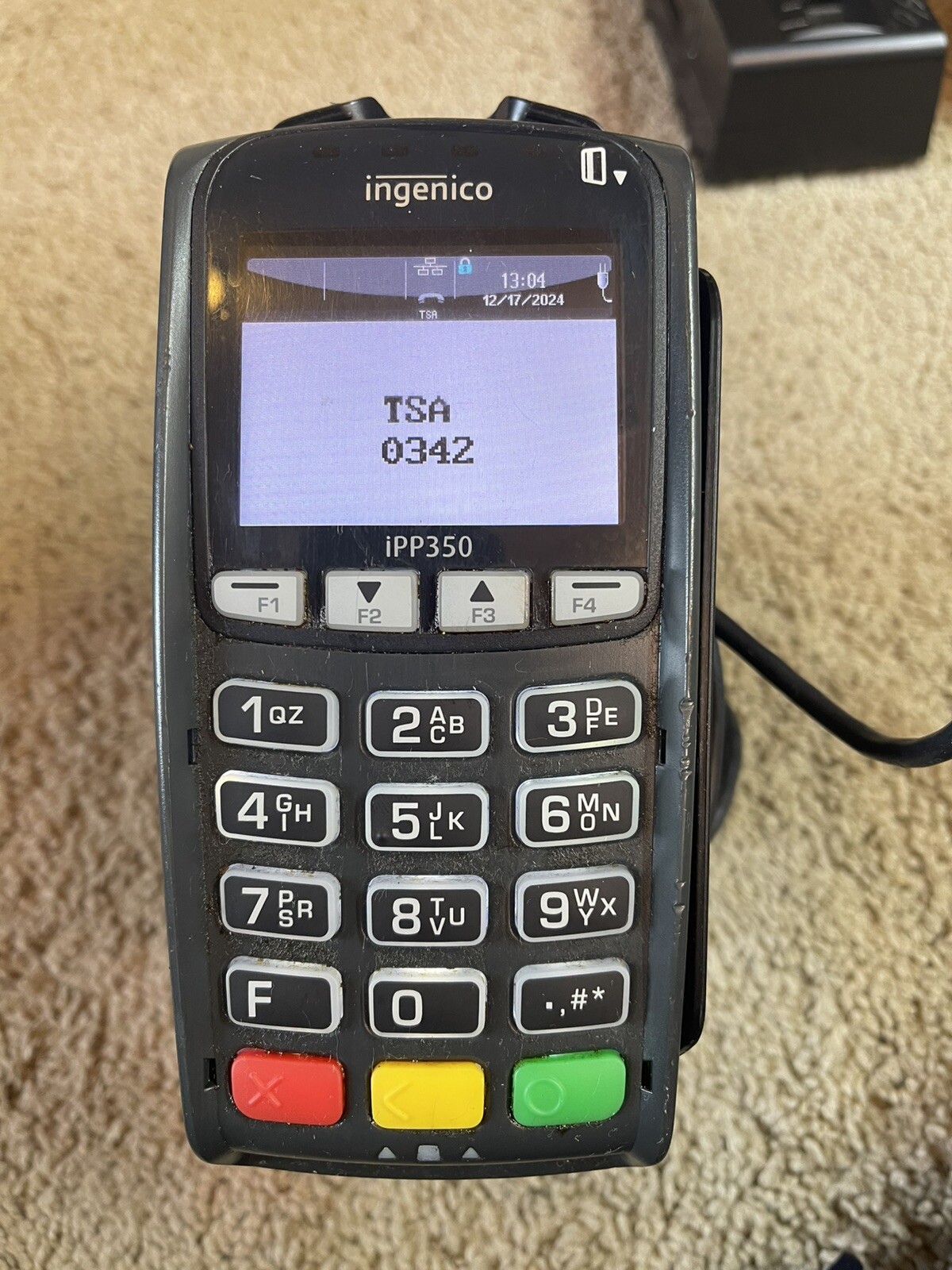 Lot Of 5 Ingenico IPP 350 USB Credit Card Terminal + (5) Stand Sen351009